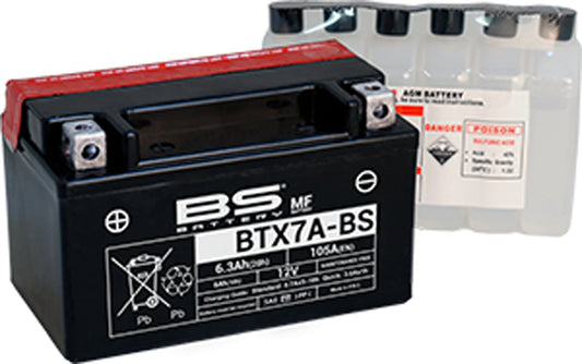 BS Battery BTX7A-BS 12v