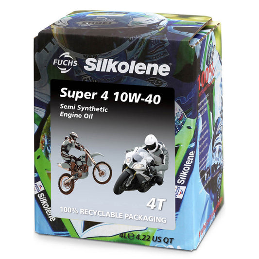 Silkolene Super 4 Semi Synthetic 10/40 4Ltr
