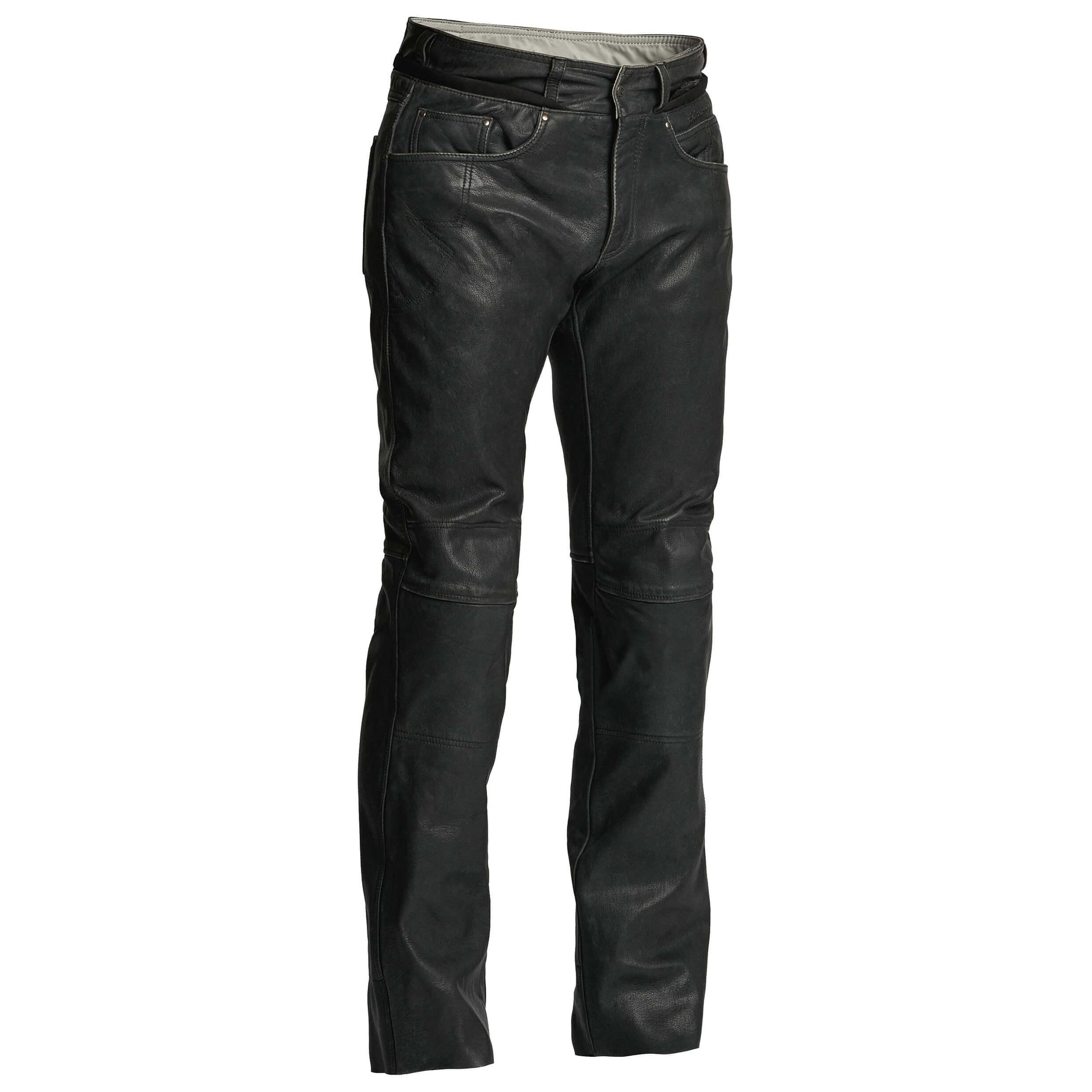 Halvarssons Seth, classic leather, retro jeans style five pocket leather pants