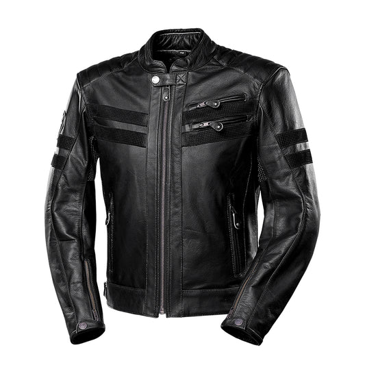 4SR Cool Evo Black Leather Jacket
