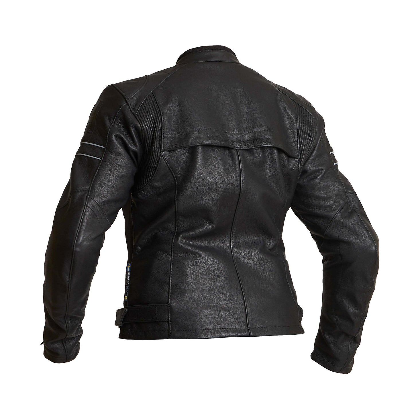 Halvarssons Risberg, premium all-season, women’s leather jacket with stretch textile panels