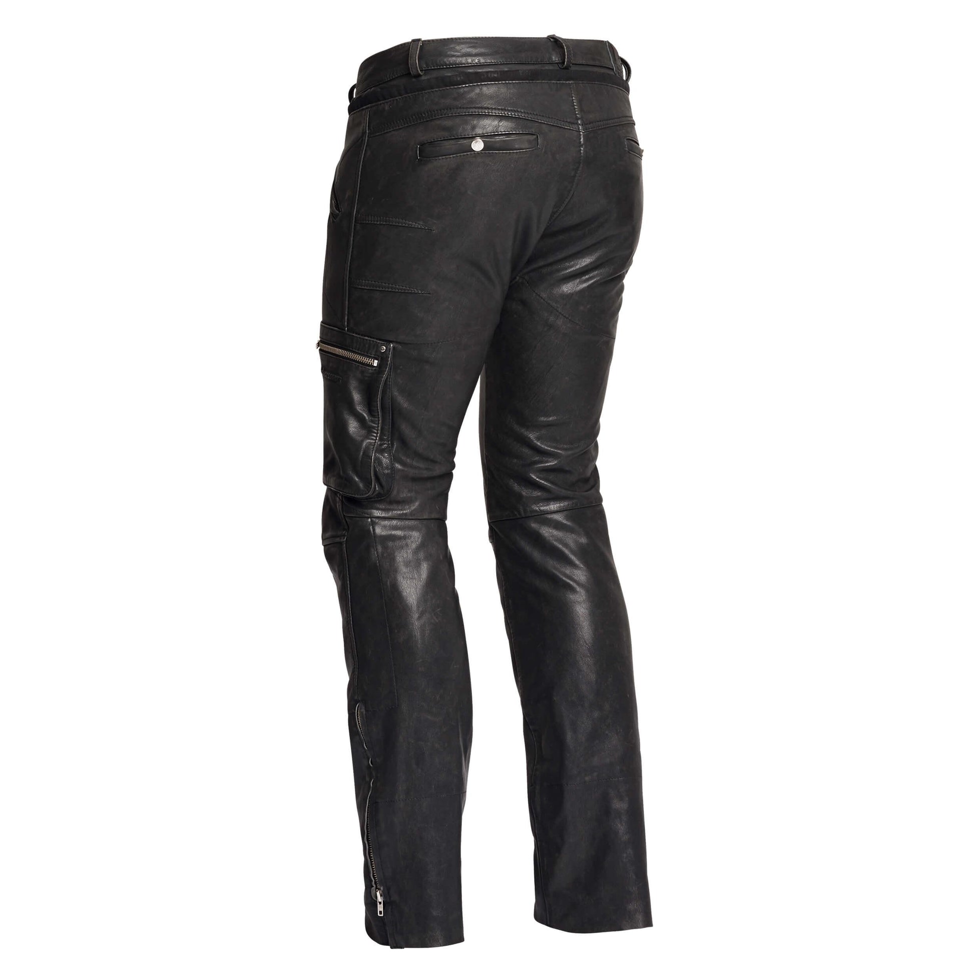 Halvarssons Rider, classic leather, retro finish leather pant