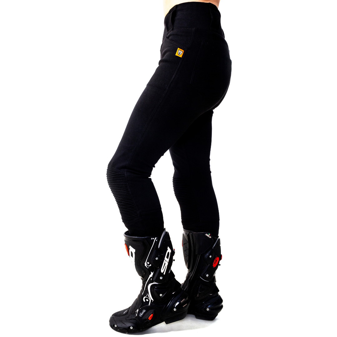 MotoGirl Leggings (Ribbed Knee)