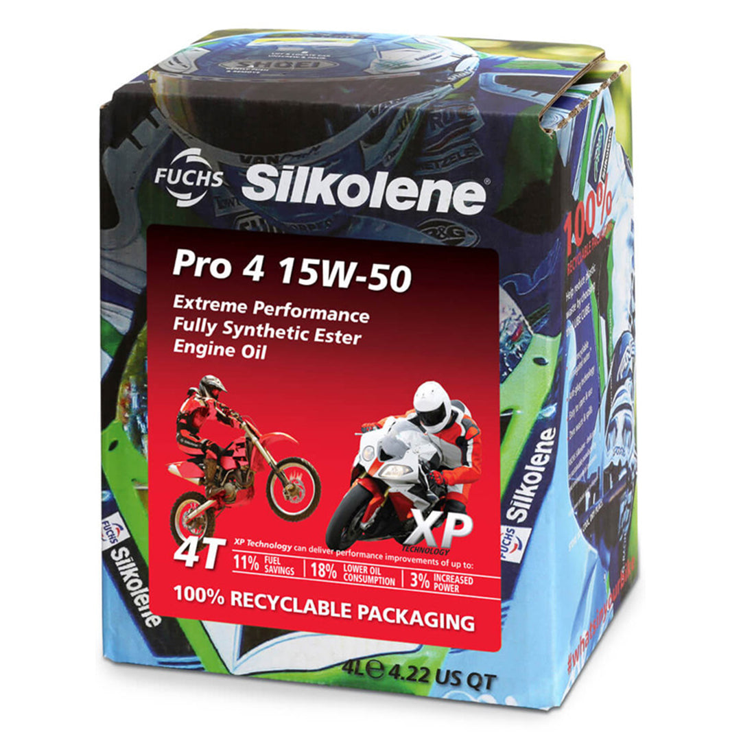 Silkolene Pro 4 15W-50 4 Litre Cube