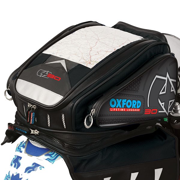 Oxford Lifetime Luggage 2014 X-30 Magnetic Tank Bag-Black