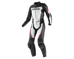 Dainese Racing Lady Div 2 pc Suit White/Red