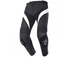 Alpinestars Missile Black/White  Leather Pants 