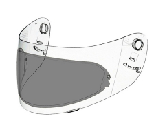 Pinlock Anti Fog Smoke Lens Visor Insert For Shoei Cx1 & Cx1V 