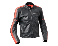 Halvarssons Seventy Leather Jacket Black/Red