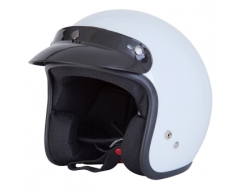 Spada Gloss White Open Face Helmet
