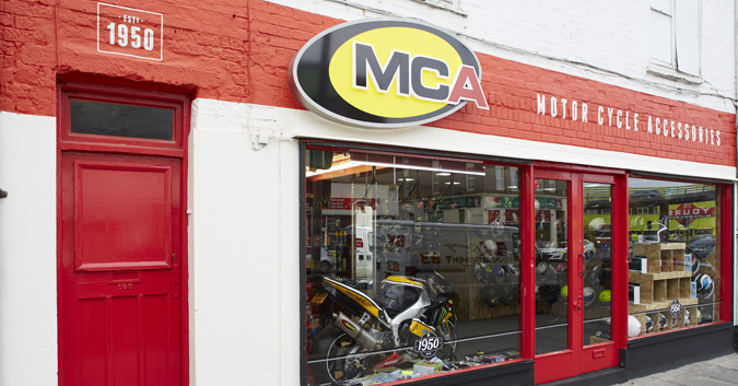 Leicester motorcycle shop
