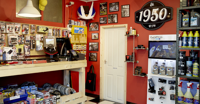 Motorcycle service parts