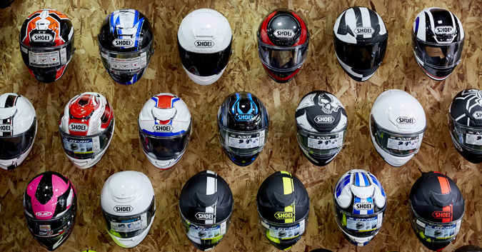 Shoei helmets
